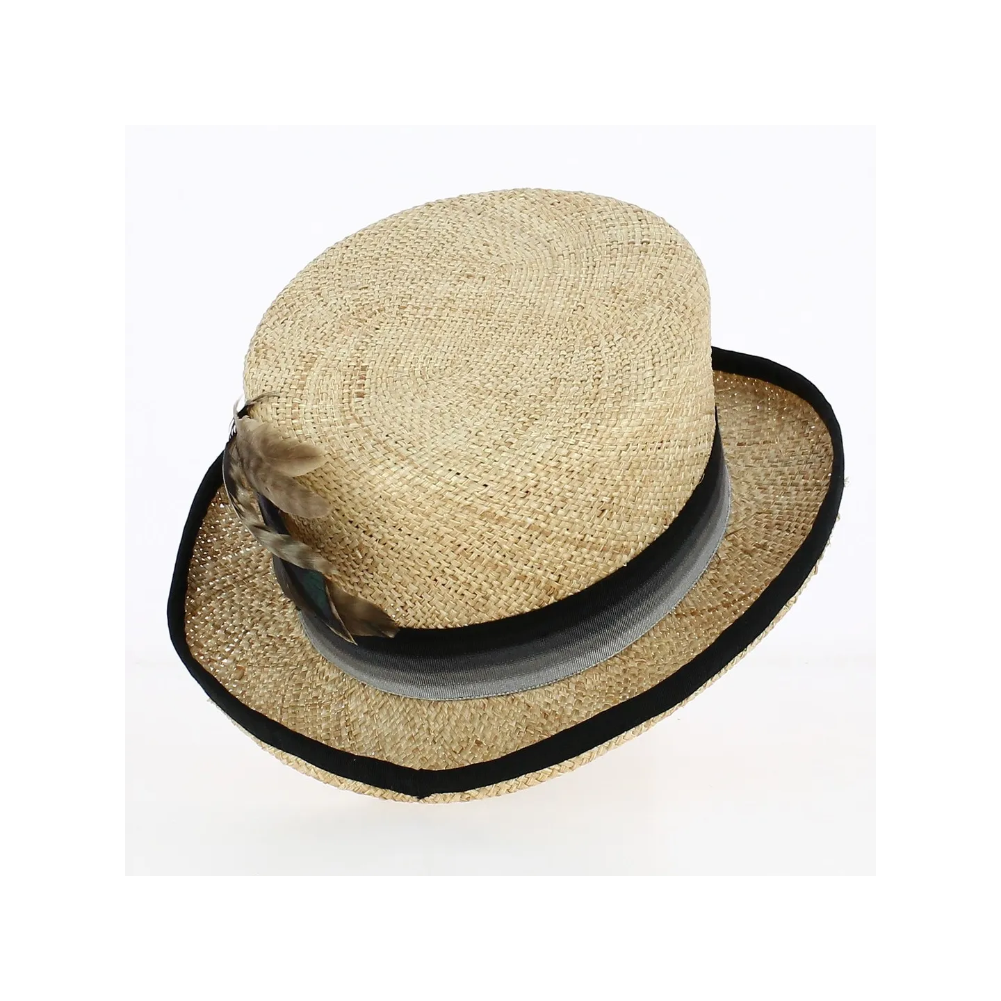Chapeau Haut de Forme Altaria Paille Naturel - Alfonso d'Este Reference : 8005 | Chapellerie Traclet