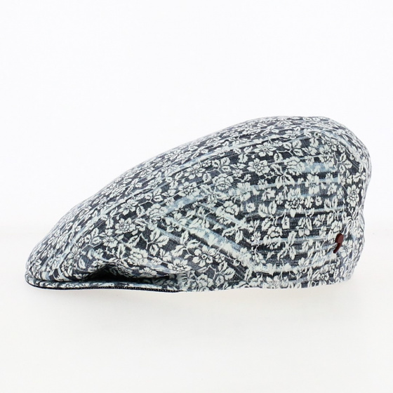 Fleur Bleu flat cap - Alfonso d'Este Fleur Bleu flat cap - Alfonso d'Este