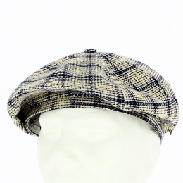 Irish Cap Yellow and Blue Checkered - Traclet