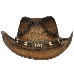 The Pagan's Cowboy Hat Natural Straw - Traclet