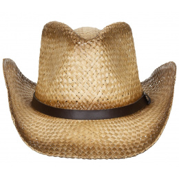 Shells Natural Straw Cowboy Hat - Traclet