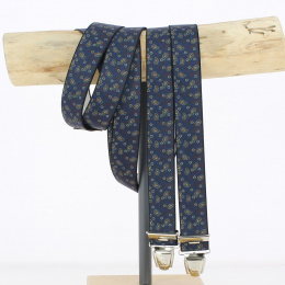 Fancy straps Waterdrop Navy Large Size