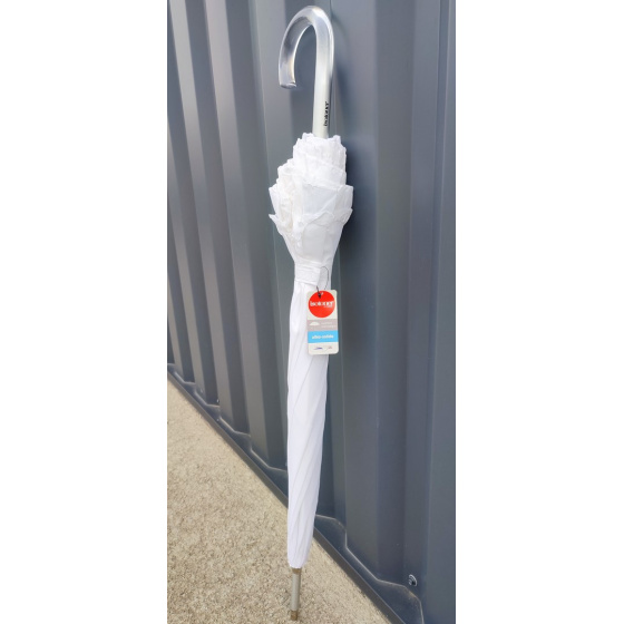 White Automatic Opening Parasol - Isotoner White Automatic Opening Parasol - Isotoner