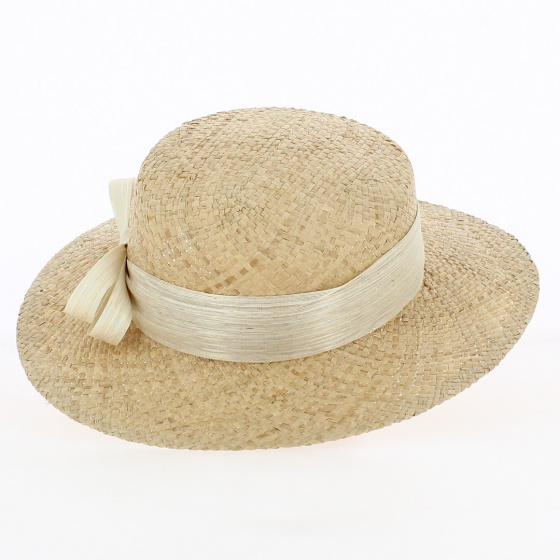 Chapeau Femme Aliska Paille Naturel - Traclet Chapeau Femme Aliska Paille Naturel - Traclet