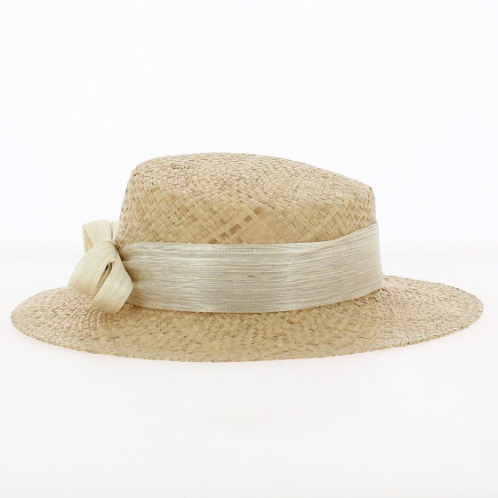 Chapeau Femme Aliska Paille Naturel - Traclet Chapeau Femme Aliska Paille Naturel - Traclet