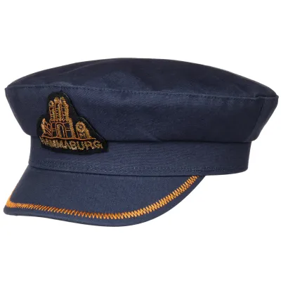Navy Captain Hammaburg Cap - Traclet Reference: 17910| Traclet Hat Shop