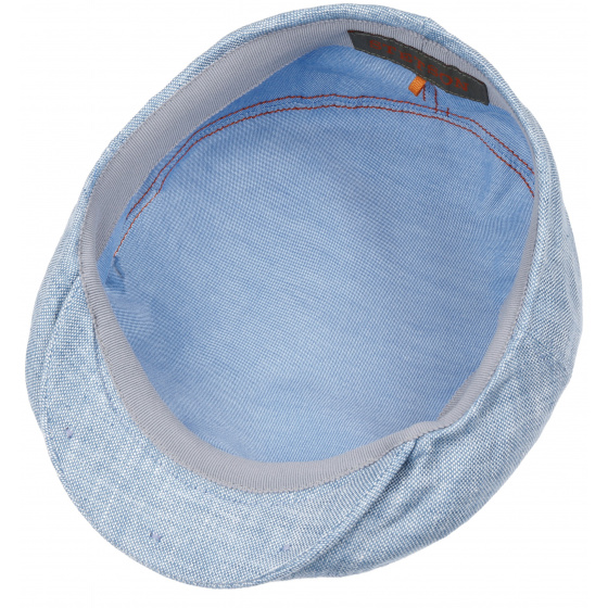 Casquette Plate Canari Bleu Clair Lin - Stetson