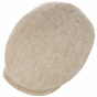 Canary Linen Flat Cap Beige - Stetson