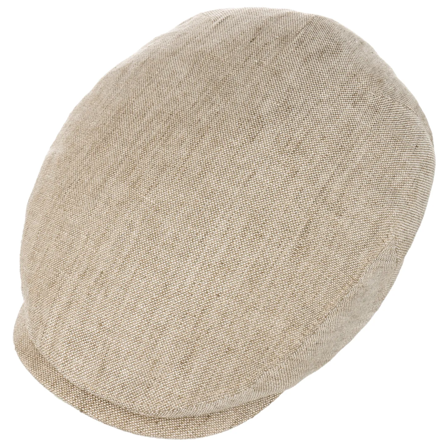 Canary Linen Flat Cap Beige - Stetson ref 17914 - traclet hat shop