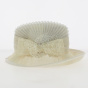Isa Ecru Straw Ceremonial Hat - Traclet