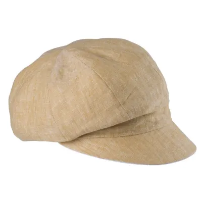 Gavroche Elorine Reversible Cap Linen & Cotton Yellow - MTM