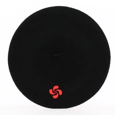 Basque Cross Embroidery Beret - Traclet