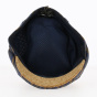 Blue and brown striped flat cap - Traclet
