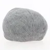 Casquette plate Lin Grise - Traclet