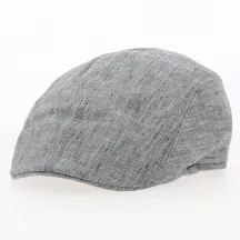 Casquette plate Lin Grise - Traclet