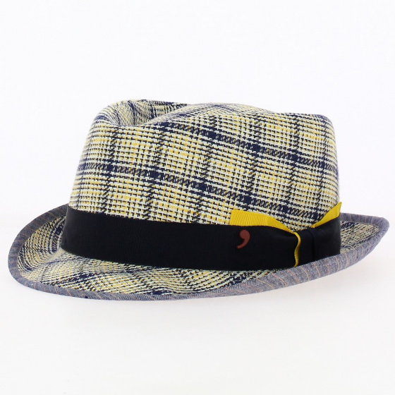 Chapeau Porkpie Diamond Carreaux - Alfonso d'Este Chapeau Porkpie Diamond Carreaux - Alfonso d'Este
