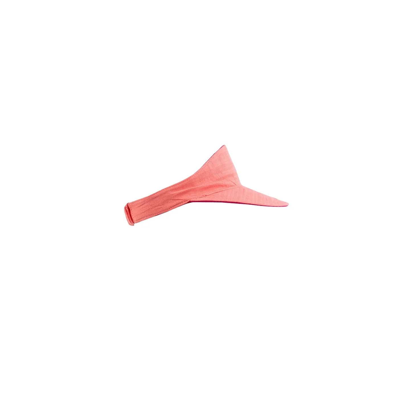 Raspberry and Coral Reversible Cotton Visor - MTM
