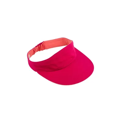 Visière Coton réversible Framboise et Corail - MTM