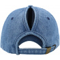 Women's Baseball Cap with Ponytail Opening Jeans - Traclet