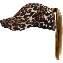 Casquette Baseball Femme Ponytail Léopard - Traclet t Reference : 17923| Chapellerie Traclet