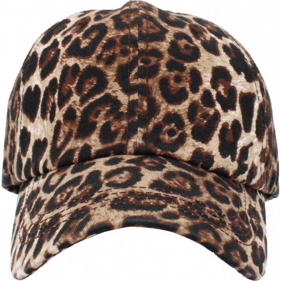 Women's Leopard Print Ponytail Baseball Cap - Traclet