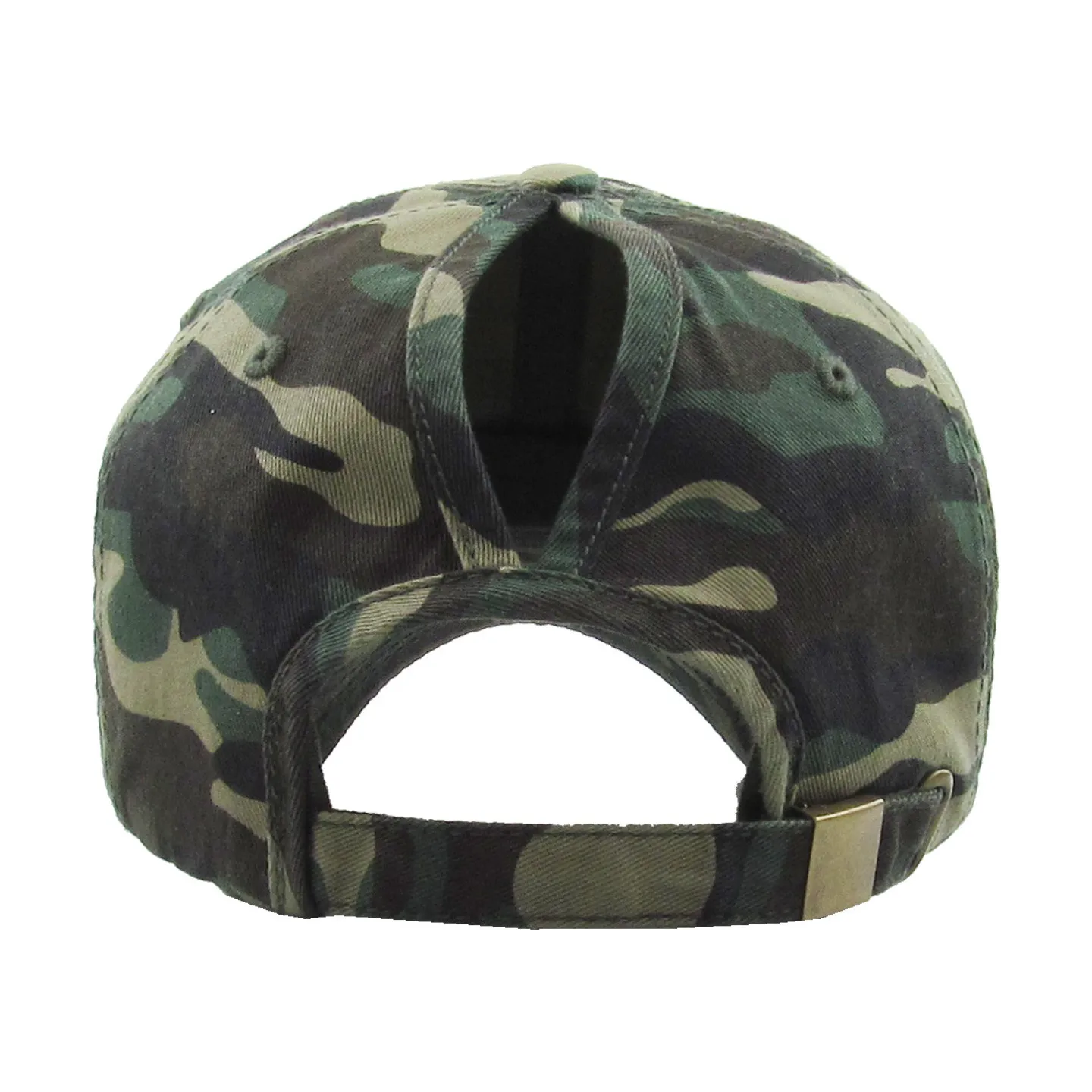 Casquette Baseball Femme Ponytail Camouflage - Traclet t Reference : 17924| Chapellerie Traclet