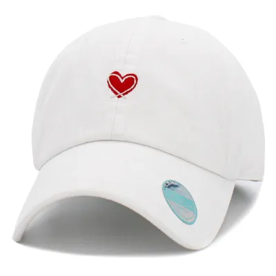 Casquette Strapback Love More Blanche - Kbethos  Reference : 17926| Chapellerie Traclet