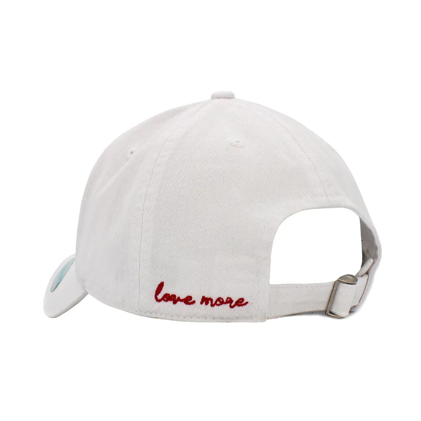 Casquette Strapback Love More Blanche - Kbethos  Reference : 17926| Chapellerie Traclet