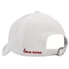 Casquette Strapback Love More Blanche - Kbethos  Reference : 17926| Chapellerie Traclet