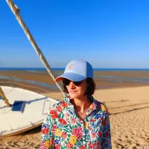 Baseball cap Recycled polyester Light blue - Le chapoté