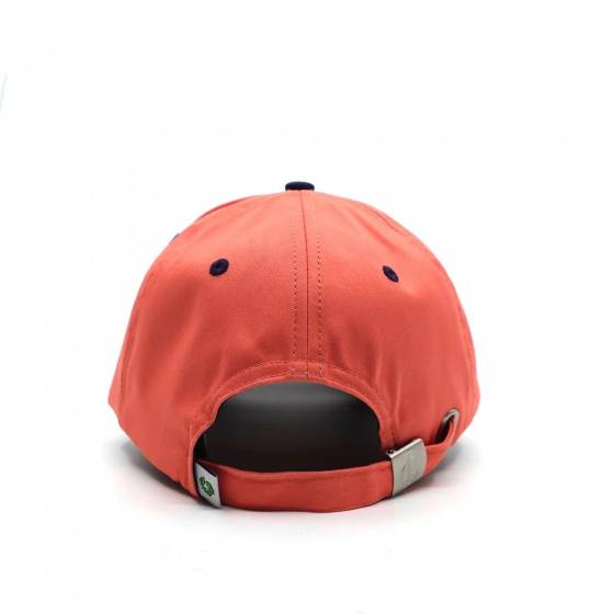 Casquette Baseball Polyester recyclé Corail - Le chapoté