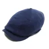 Casquette Huit Côtes Coton Marine - le Chapoté Paris Reference : 12537 | Chapellerie Traclet
