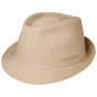 Teton Beige Cotton Fabric Hat - Stetson
