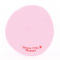 Pink beret, red thread