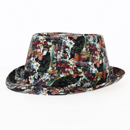Chapeau Porkpie Street Art Coton - Traclet