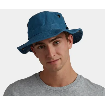 Chapeau Safari Wanderer Globe Trotteur T3 Wanderer Bleu Jean - Tilley  Reference : 17951| Chapellerie Traclet