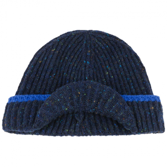 Navy Deer Visor Beanie - Stetson