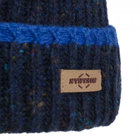 Navy Deer Visor Beanie - Stetson