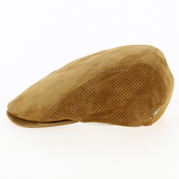 Flat Cap Lino Brown Leather - Fléchet