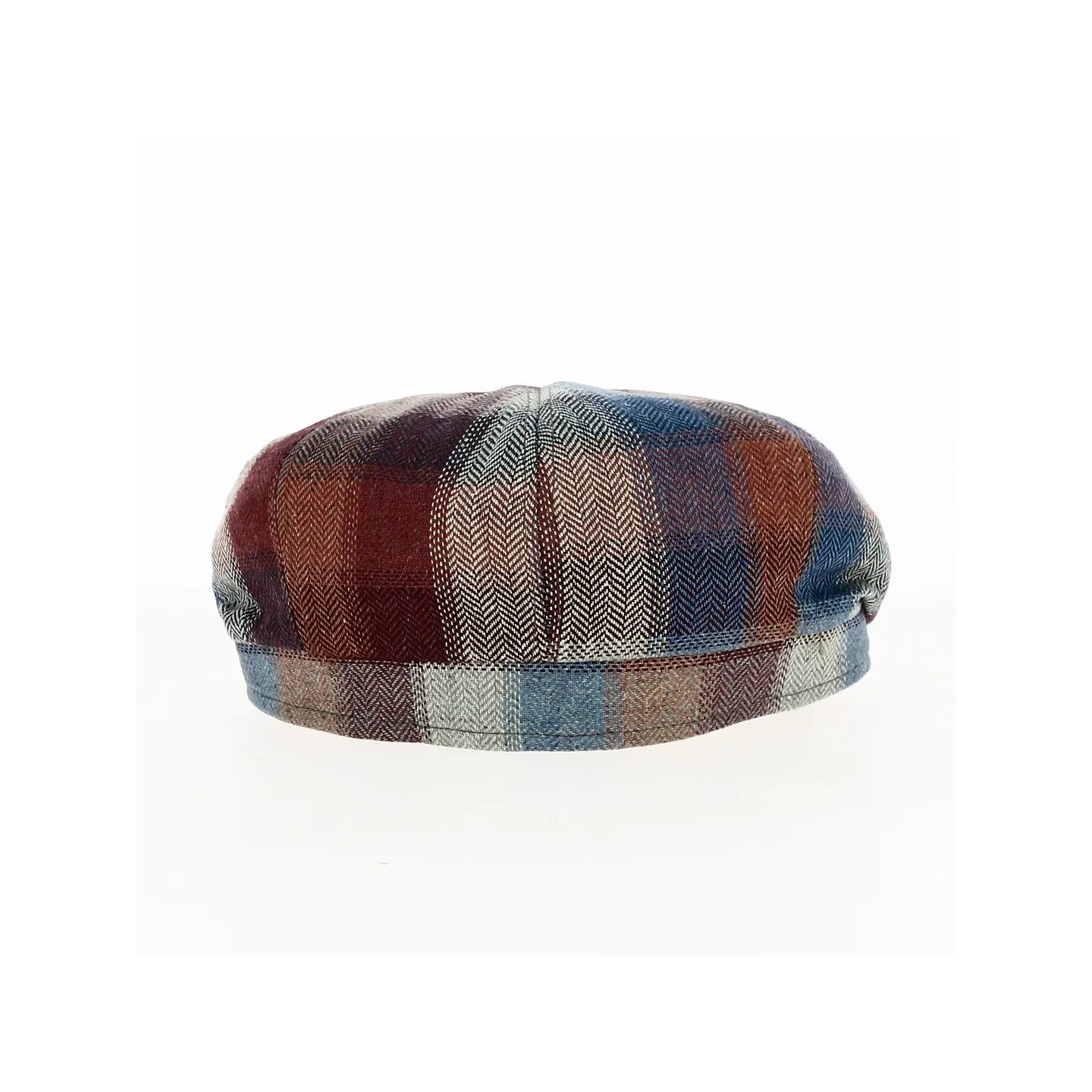 Casquette Gavroche Montréal Carreaux Soie - Traclet