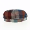 Casquette Gavroche Montréal Carreaux Soie - Traclet