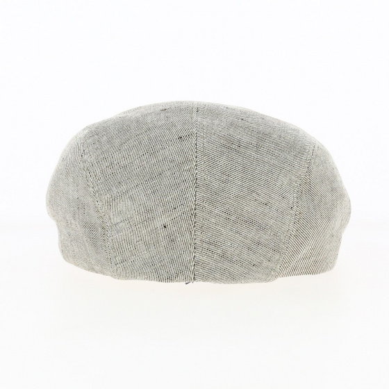 Mino Beige Linen Flat Cap - Traclet