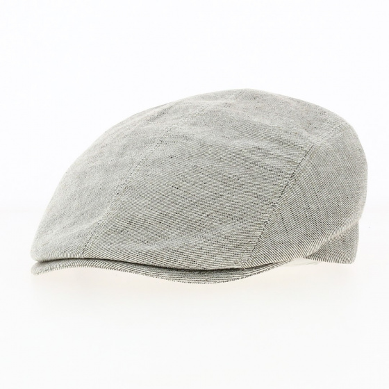Mino Beige Linen Flat Cap - Traclet