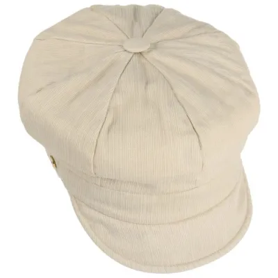 Casquette Gavroche Coton Beige - Mayser