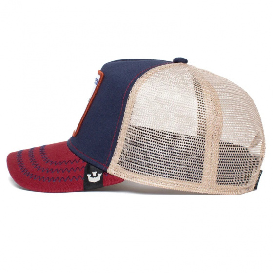 Casquette Baseball Trucker Freedom Aigle Marine - Goorin