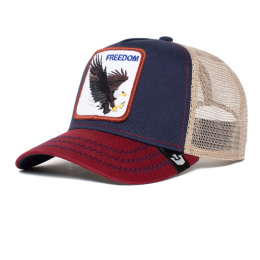 Baseball Cap Trucker Freedom Eagle Navy - Goorin