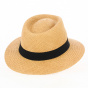 Brown Kamara Panama Traveller Hat - Traclet