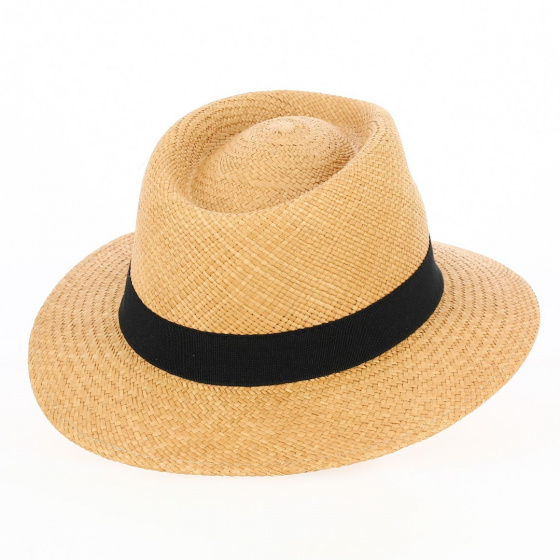 Chapeau Traveller Panama Kamara Marron - Traclet