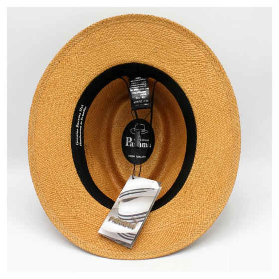 Brown Kamara Panama Traveller Hat - Traclet Brown Kamara Panama Traveller Hat - Traclet
