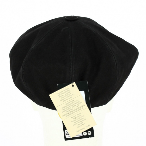 Casquette Gavroche Cuir Noir - City Sport Casquette Gavroche Cuir Noir - City Sport